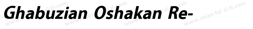 Ghabuzian Oshakan Re字体转换